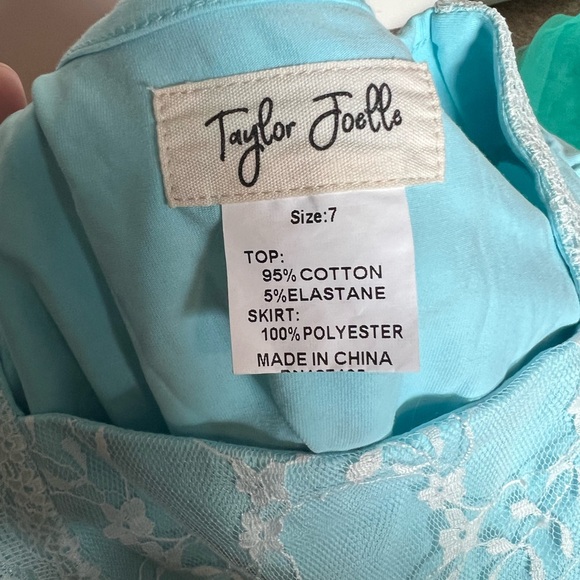 Taylor Joelle Bo Peep Dress Size 7 - Picture 4 of 4